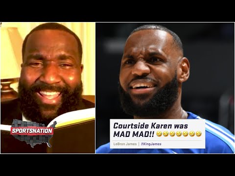 勒布朗笑談《球場凱倫》&凱文-杜蘭特拿哥斯拉。佩克解讀NBA推特 (LeBron laughs at 'Courtside Karen' & Kevin Durant's Godzilla take: Perk interprets NBA tweets)