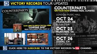 COUNTERPARTS On Tour Now (Sep - Nov 2012)