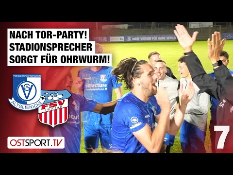 Goal party! Stadium announcer provides an earworm: VSG Altglienicke vs. FSV Zwickau | Regionallig...