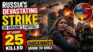 Russia's Devastating Strike on Ukraine's Capital! At Least 25 Killed, Shockwaves Around the World