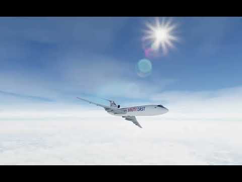 dagestan airlines 372 - crash animation