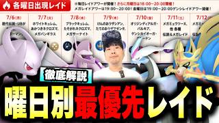 【曜日別】最強レイドやるべき優先度解説！Pokémon GO Fest 2026：グローバルまでの連戦の立ち回り【ポケモンGO】