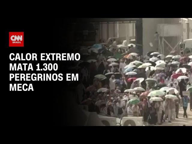 Calor extremo mata 1.300 peregrinos em Meca | LIVE CNN