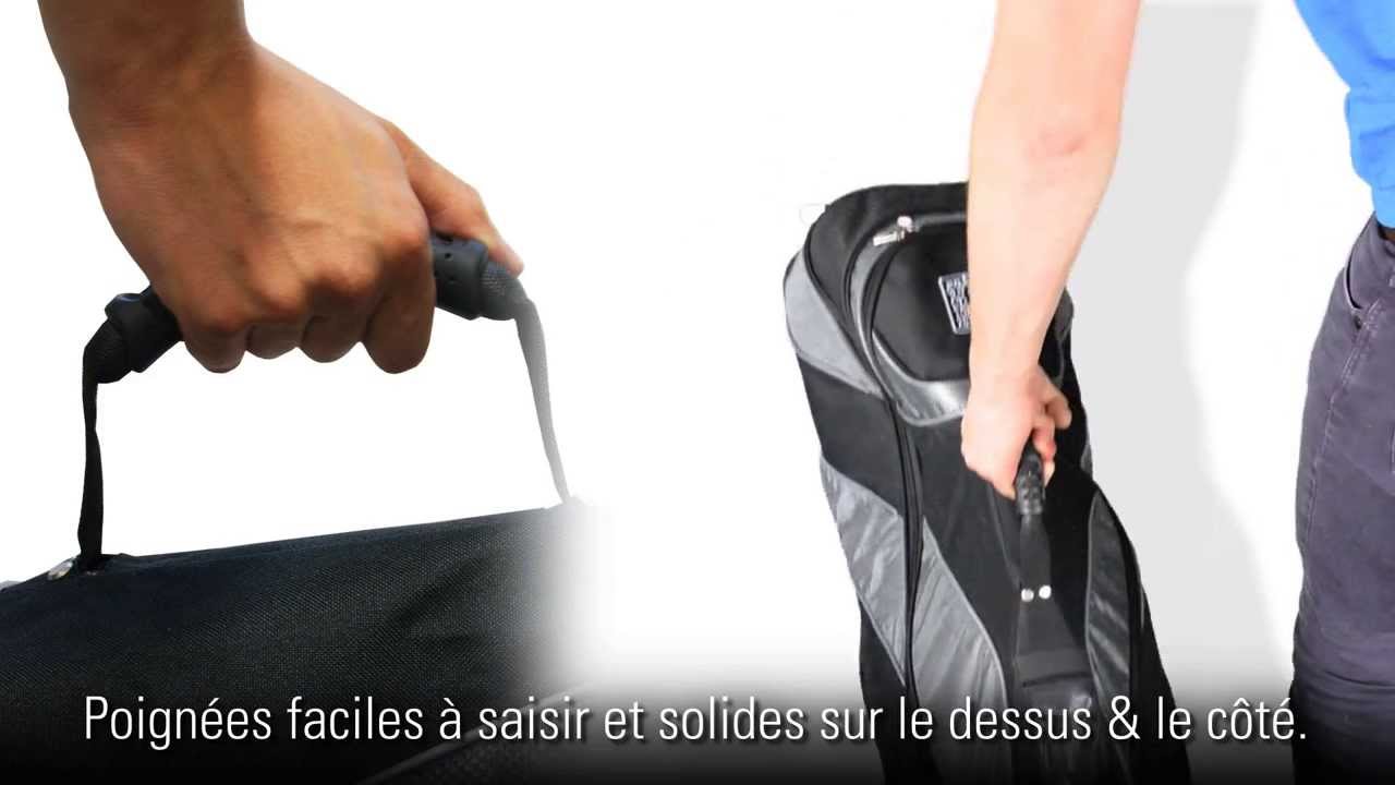 PGA TOUR Sac de golf de voyage à roulettes - PGAT40