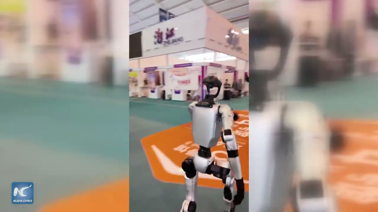 Robot veloz en Expo China Sur de Asia