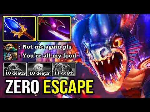 EASY HUNTING FOOD with Silver Blade Slark 100% Broken Classic Build Even Huskar Can't Escape DotA 2
