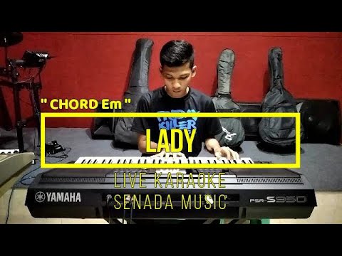 LADY - PANIEL PANJAITAN [ LIVE KARAOKE ] [ CHORD Em = DO ]