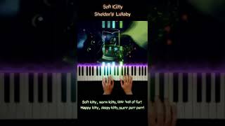 Soft Kitty (Warm Kitty) - Sheldon&#39;s Lullaby - The Big Bang Theory - Synthesia Piano Cover