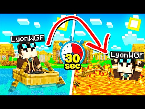 30 SECONDI = MINECRAFT CERCA DI UCCIDERMI!!