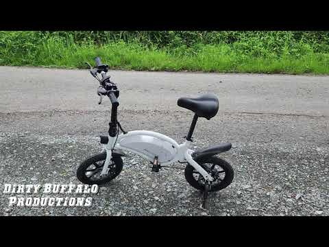 ANCHEER 14" Folding Electric Bike for Adults, 22MPH Ebike with 350W Motor[Peak 500W], 48V 374Wh Battery, Dual Shock Absorber,Brake Taillight, Cruise Control, UL2849 Compliant Electric Bicycle video review thumbnail