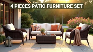 Best 4 Piece Patio Furniture Set for Every Budget