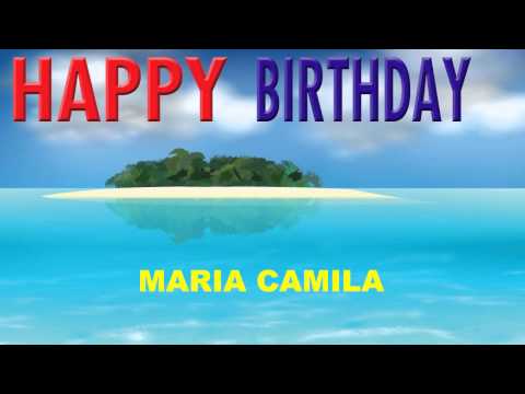 MariaCamila   Card Tarjeta - Happy Birthday