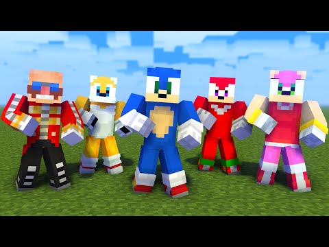 MONSTER SCHOOL : SONIC FAMILY DANCE JOANA MEME - MINECRAFT ANIMATION