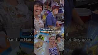 Madame Foo of Tian Tian Hainanes Chicken Rice of Singapore #michelinbibgourmand #michelin