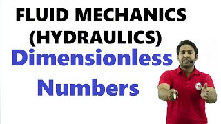 dimensionless numbers | reynolds,weber's,mach,froude, euler's number | fluid mechanics by rahul sir