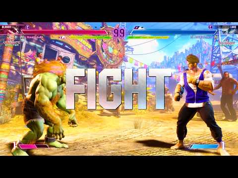 SF6 ▰ RONALDINHOBR (Blanka) vs JUNINHO-RAS (Luke) ▰ Street Fighter 6 High Level