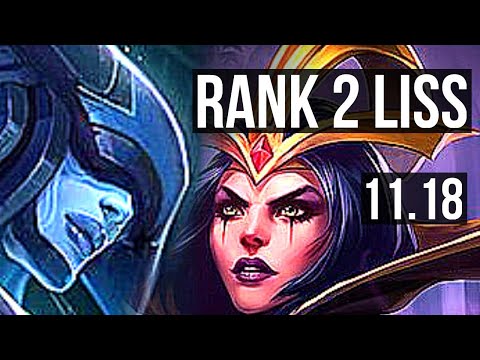 LISSANDRA vs LEBLANC (MID) | 9/0/10, Rank 2 Liss, Legendary | KR Challenger | v11.18
