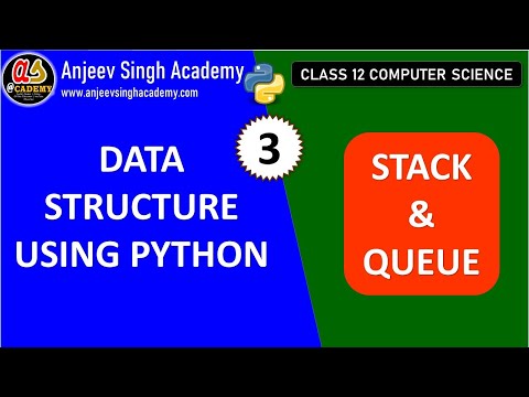 Data Structure Stack In Python 3 Implementing Stack Using Global Top Class 12 Computer Sc 083