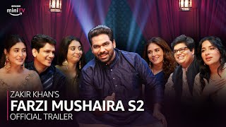 ZakirKhan's Farzi Mushaira S2 | Trailer |  WATCH FREE #AmazonminiTV