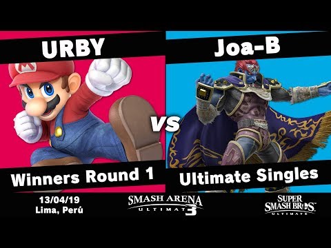 SAU3: R1 - RPG|URBY (Mario) vs Joa-B (Ganondorf)