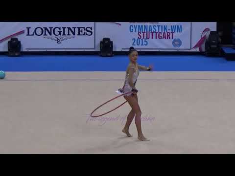 Jana BEREZKO-MARGGRANDER (GER) hoop - 2015 Stuttgart worlds Qualifs