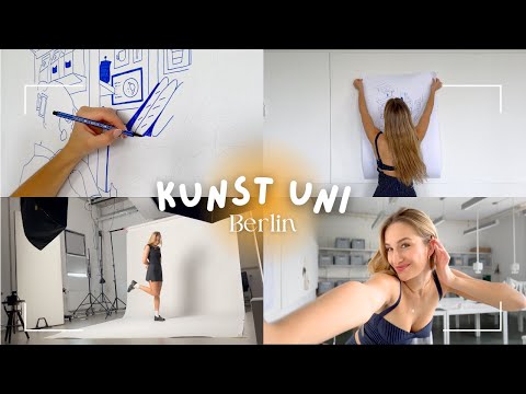 1 Woche Kunst Uni - Design Studium Berlin 👩🏼‍🎨✨