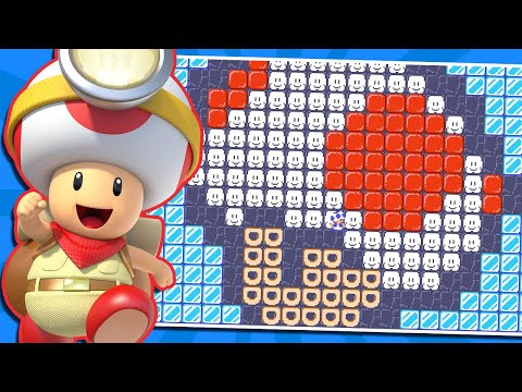 Captain Toad Has Taken Over Mario Maker!!