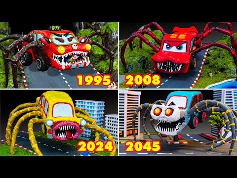 😱 EVOLUTION OF CAR EATER - Trevor Henderson Creatures with Clay