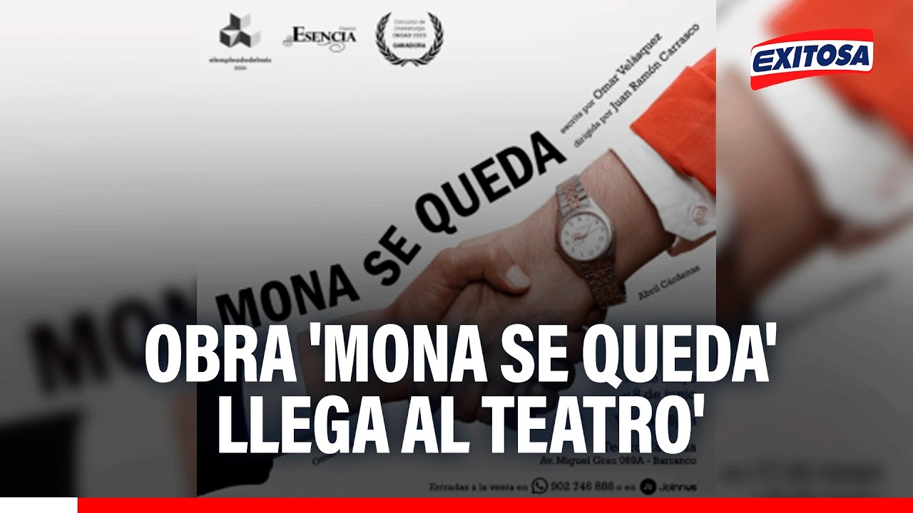 🔴🔵 'Mona se queda', sátira política inspirada en las protestas contra Dina Boluarte
