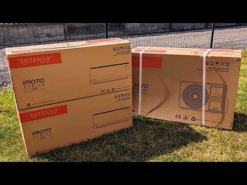 Montaż z X-Mont #1 / Montujemy klimatyzację multisplit 2x Rotenso Imoto 3,5 kW