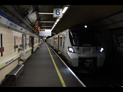 Great Northern 717007 testing on the Northern City Line