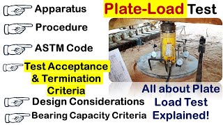 What is plate load test?|Procedure for plate load test|All about Plate Load Test