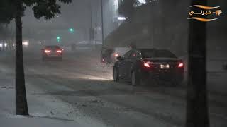 خبرني ترصد تساقط الثلوج في العاصمة عمان