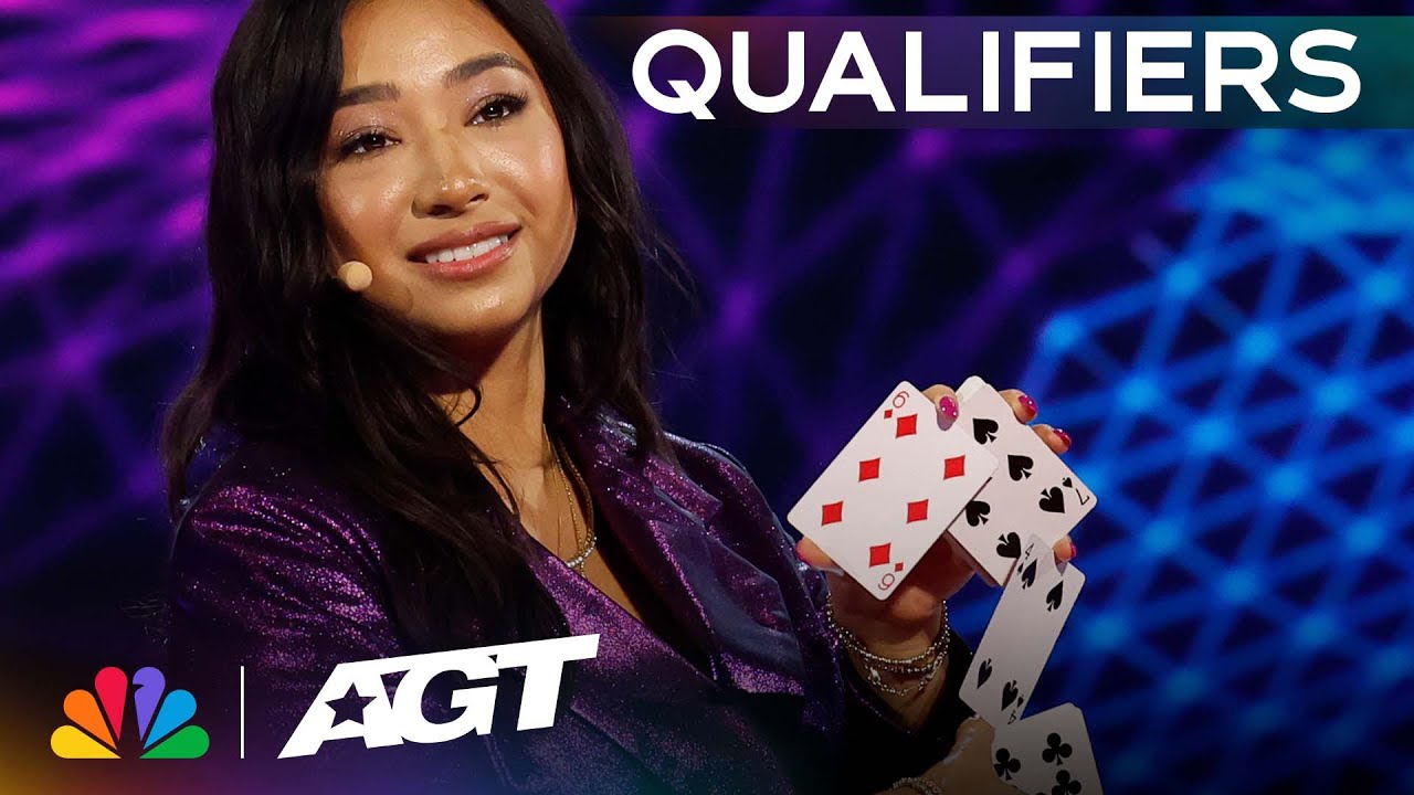 Anna Deguzman performs her most SURPRISING card magic! | Qualifiers | AGT 2023 thumbnail