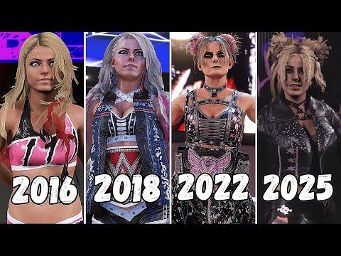 Entrance Evolution of Alexa Bliss  2017-2025 - WWE  Games