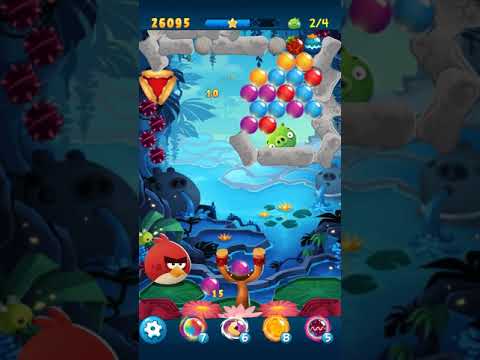 Angry Birds POP Bubble Shooter - Level 100. Gameplay Android walkthrough