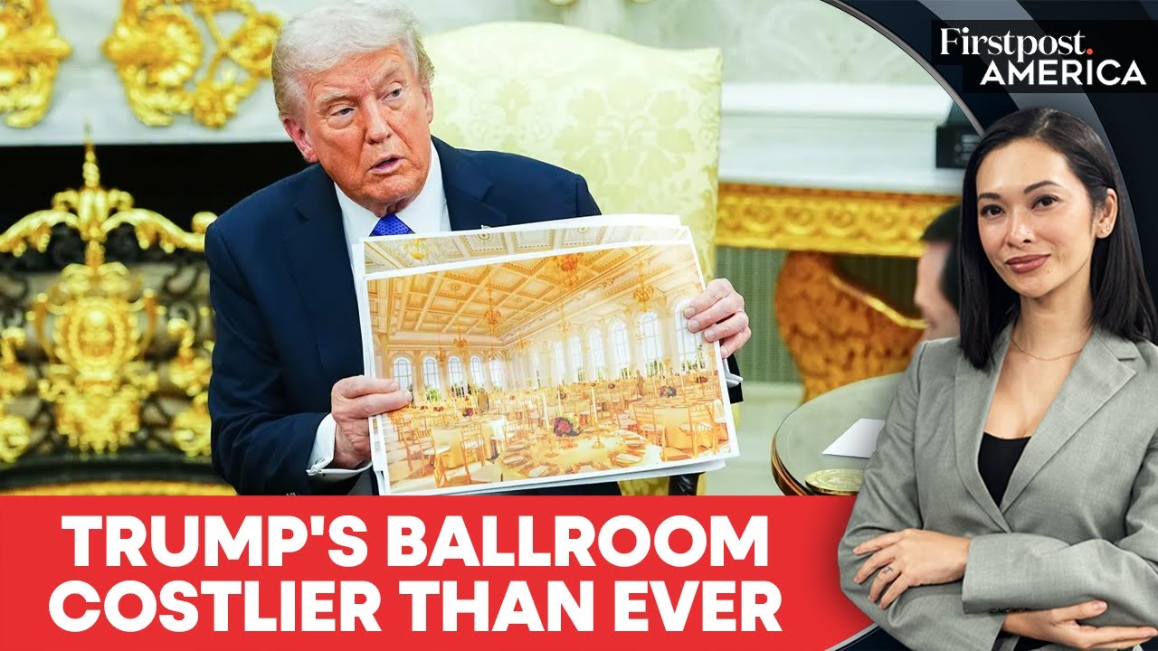 Trump's Mega-Ballroom Project Has Just Doubled in Cost and Size | Firstpost America | N18G