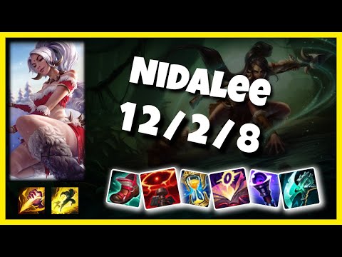 Nidalee vs Lillia KOREAN Challenger JUNGLE (12/2/8) - v11.5