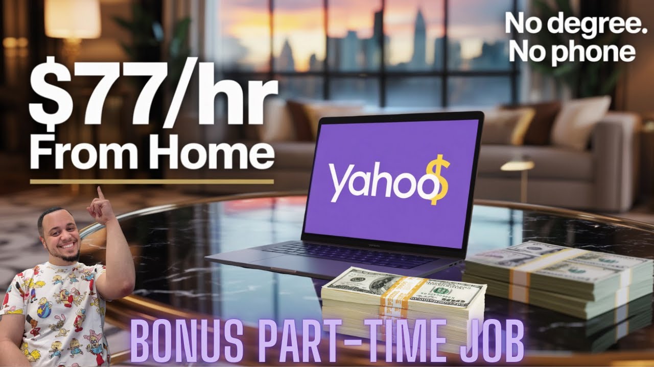 YAHOO IS PAYING $13,281/MONTH | WORK FROM HOME | REMOTE WORK FROM HOME JOBS | ONLINE JOBS