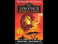 The Lion King II Simba S Pride Closing