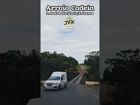 PONTE DE FERRO entre São José do Hortêncio e Presidente Lucena #rotaromantica #pontedeferro #sul