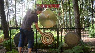 Nada Sound Therapy - Mother Tesla, Sun gong, Wind gong and Atlantis gong (video 1 of 2)