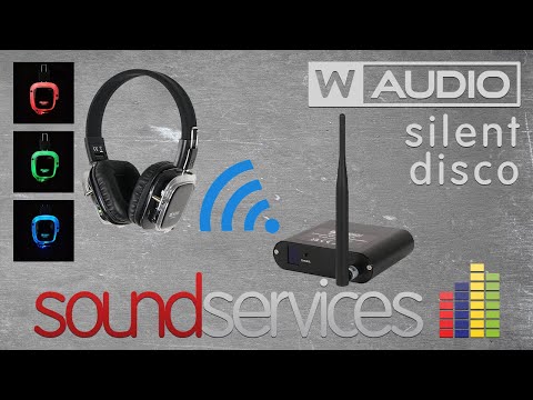 W Audio SDPRO Silent Disco Headphones
