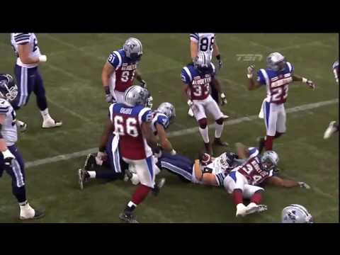 2012-11-18 Montreal Alouettes vs Toronto Argonauts highlights