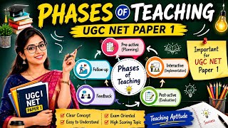 Phase of Teaching in tamil | UGC NET paper 1