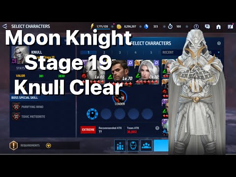 Moon Knight Stage 19 Knull Clear-Marvel Future Fight
