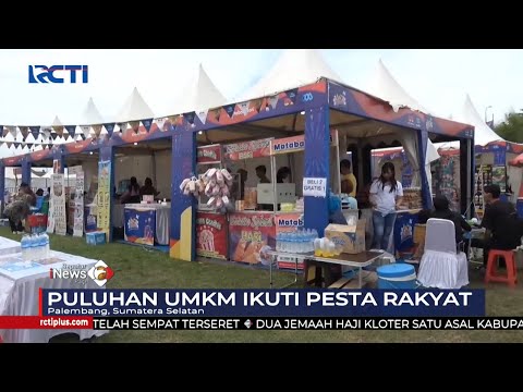 Pulihkan Ekonomi, Puluhan UMKM Hadir di Pesta Rakyat dan Bazar Palembang #SeputariNewsPagi 18/07