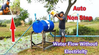 Download lagu Pressured Pump from Deep Pond, Amazing Auto water motion from deep Pond using a pressure tank mp3