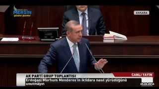 BAŞBAKAN RECEP TAYYİP ERDOĞAN AK PARTİ GRUP TOPLANTISI 25.02.2014 FULL