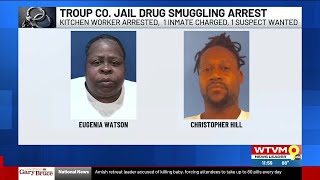 Troup County jail worker and inmate charged in contraband bust; 1 sought